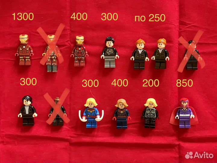 Минифигурки Lego Marvel