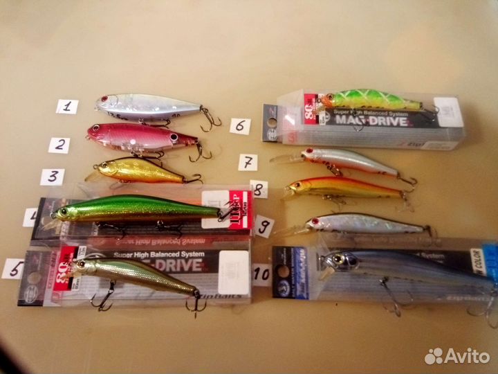 Воблеры Zip Baits, Lucky Craft, Daiwa, Jackall Duo