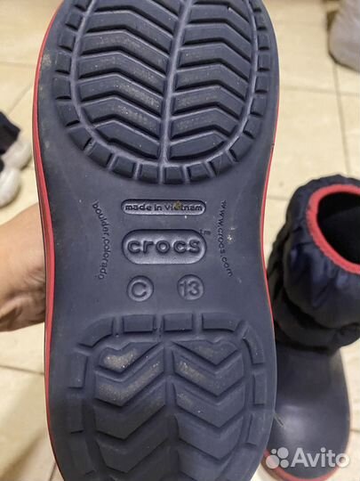 Сапоги демисезонные Crocs