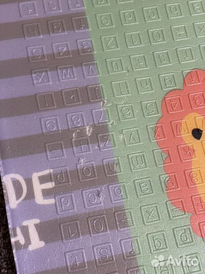 Складной детский коврик