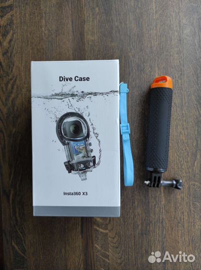 Аквабокс Insta360 X3 с поплавком (оригинал, новый)