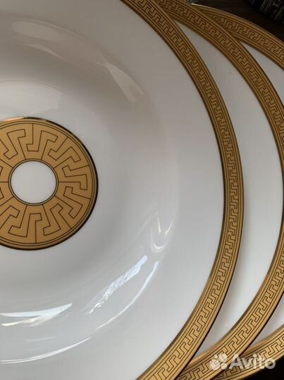 Набор тарелок суп. из костяного фарфора