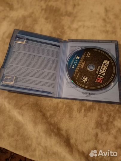 Диск resident evil 7 ps4