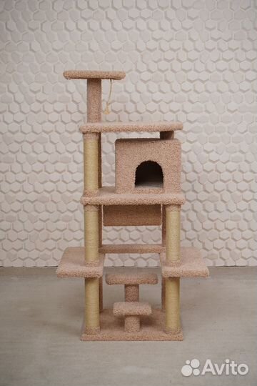 Домик для кошки с когтеточкой