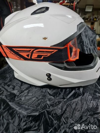 Мотошлем кроссовый бу