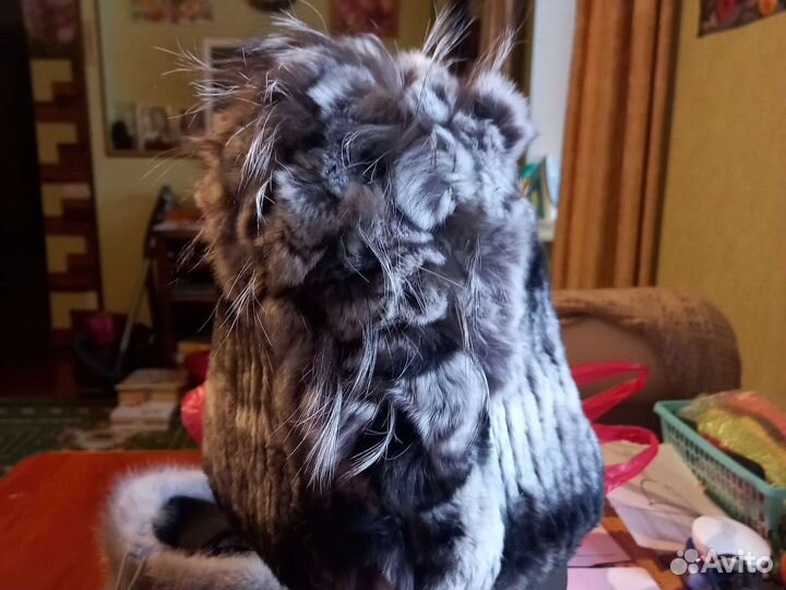 Шапка зимняя меховая женская