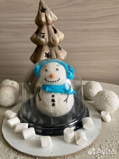 Зефирные новогодние десерты