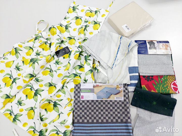 Кухонные подотенца, фартуки и др