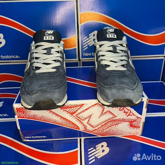 Кроссовки New Balance 574 зимние с мехом