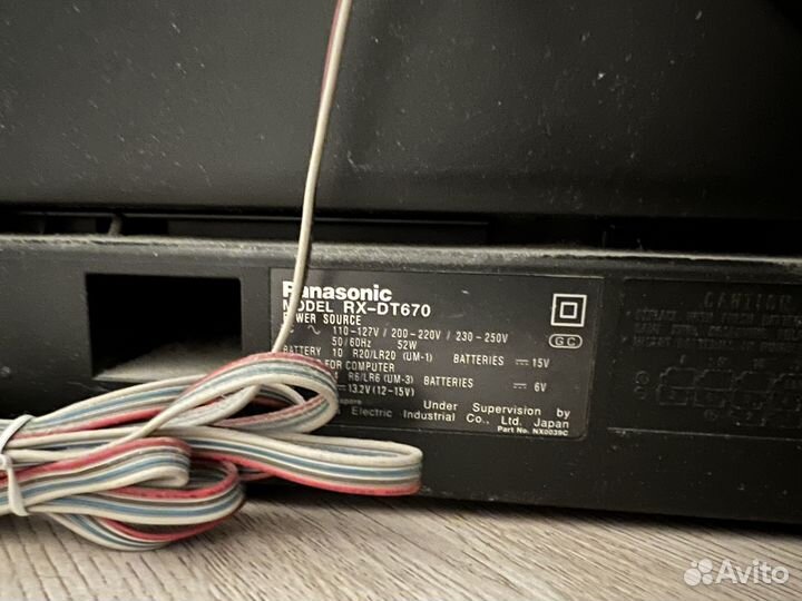 Музыкальный центр panasonic rx-dt670