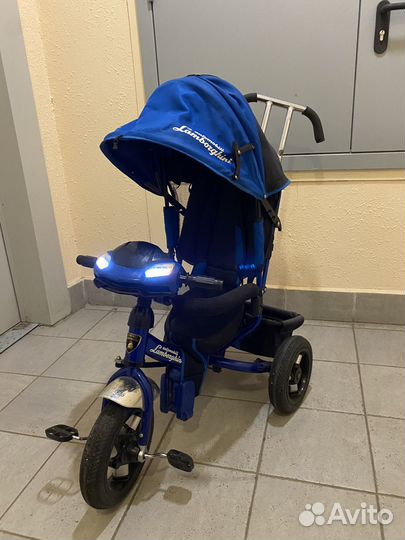 Трехколесный велосипед коляска