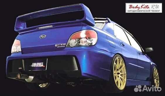 Задний бампер ZeroSports для Subaru Impreza STI
