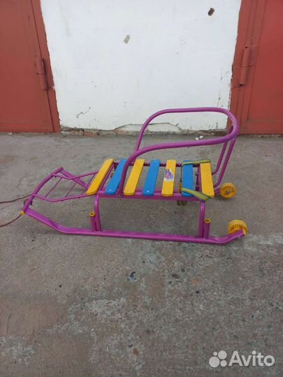 Детские зимние санки