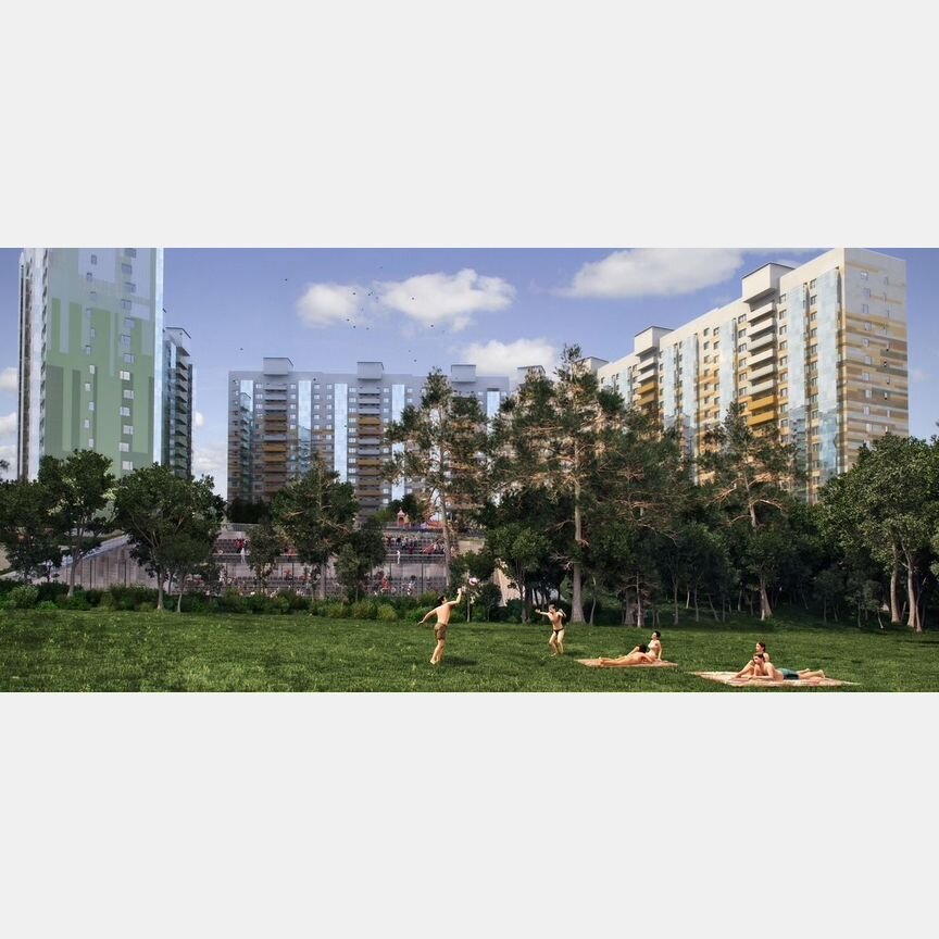 1-к. квартира, 43,1 м², 13/17 эт.