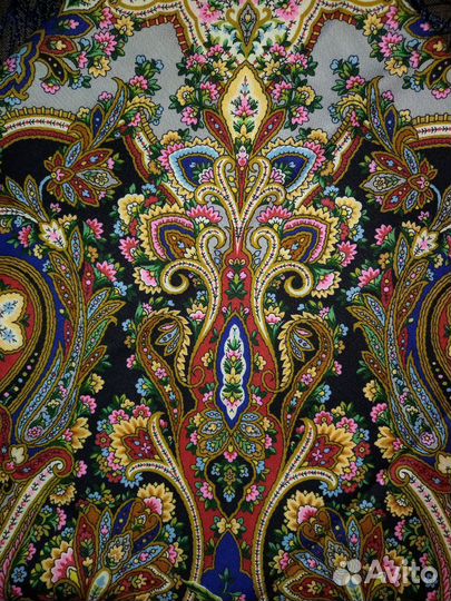 Павловопосадский платок шаль Единственная