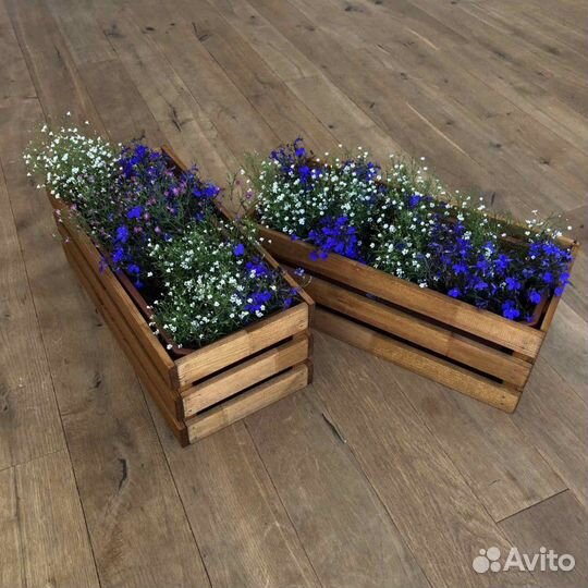 Ящик деревянный для растений