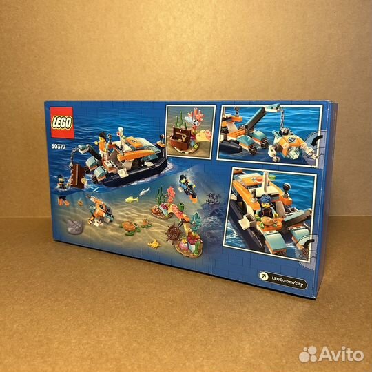 Lego City 60377 Исследовательская водолазная лодка