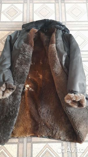 Полушубки натуральный мех мужская 48 50 размер