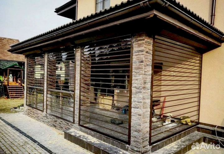 Гаражные секционные ворота рольставни