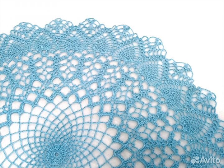 Салфетка вязаная крючком, кружево