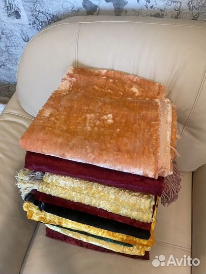 Плюшевая ткань винтаж СССР х/б