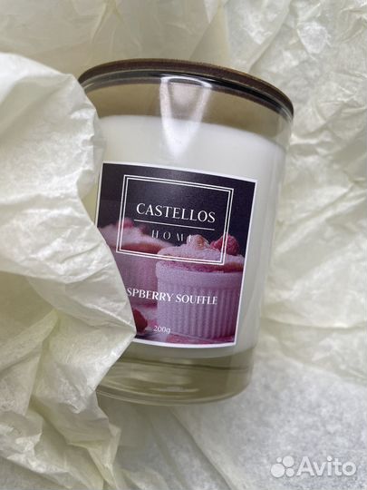 Ароматическая свеча ручной работы