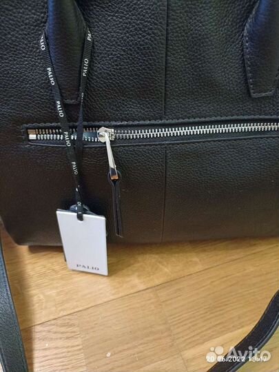 Сумка натуральная кожа черная новая