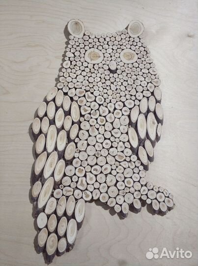 Панно из можжевельника для бани