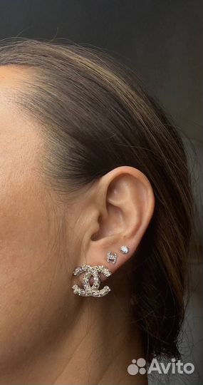 Серьги Chanel