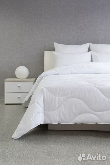 Одеяло стеганое 205х172 см Antistress белое