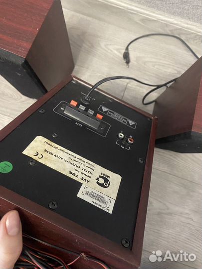 Сабвуфер и колонки