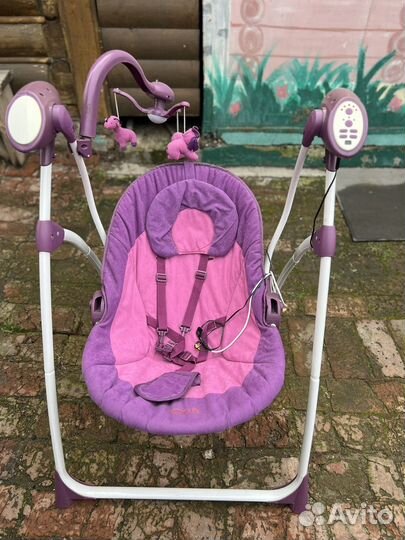Детские электронные качели для новорожденных