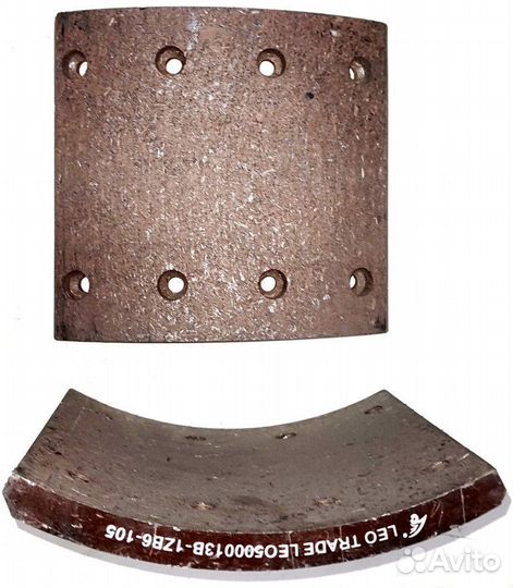 Накладка тормозная передняя dong feng, (8 отверсти