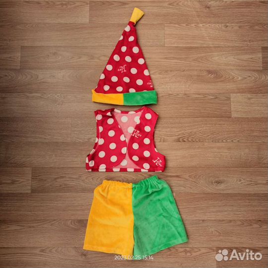 Костюм петрушки(гномика)