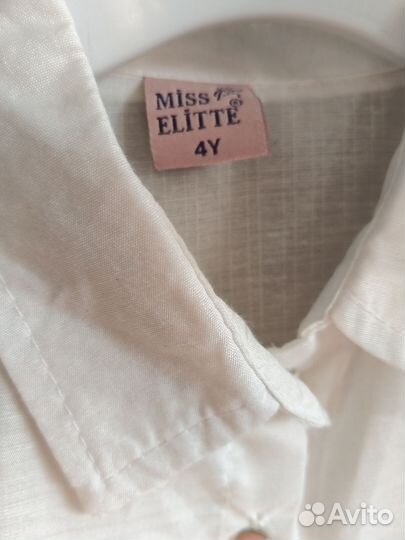 Рубашка на девочку