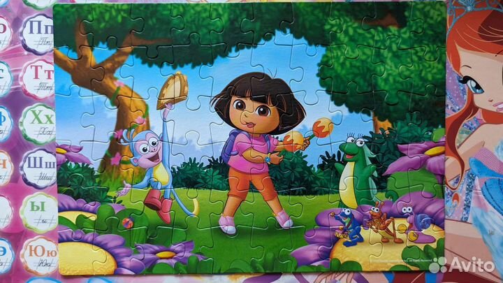 Пазлы для детей. Даша путешественница. 60 деталей