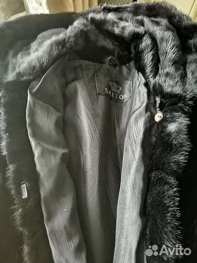 Шуба норковая с капюшоном 42 44