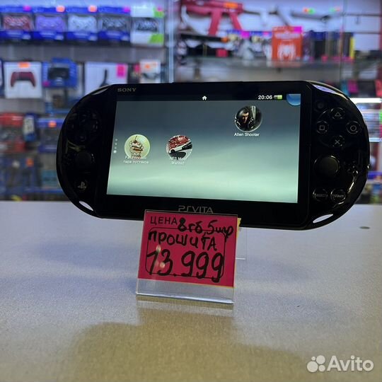 Sony PS Vita slim 8gb 5 игр прошита