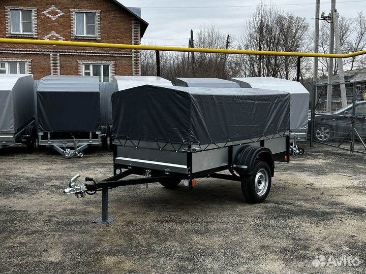 Легковой прицеп 250х125 с тентом
