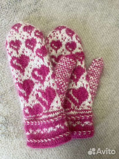 Варежки ручной работы