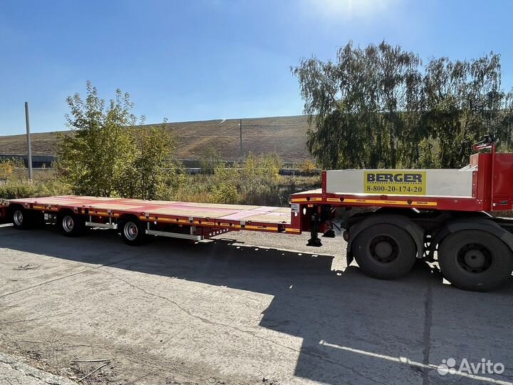 Полуприцеп трал (тяжеловоз) Berger 9853, 2023