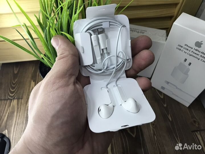 Наушники apple earpods lightning (новые)