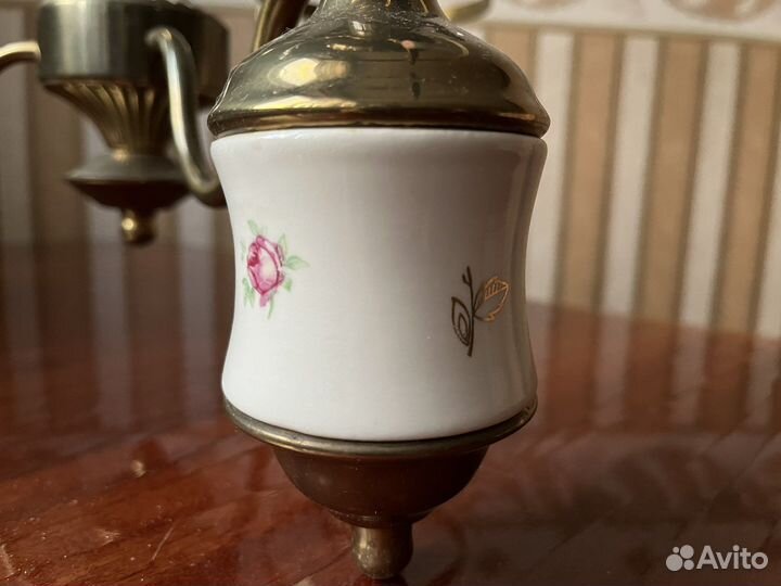 Люстра Румыния 70х без плафонов