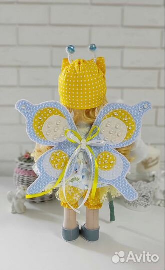 Кукла Бабочка текстильная интерьерная