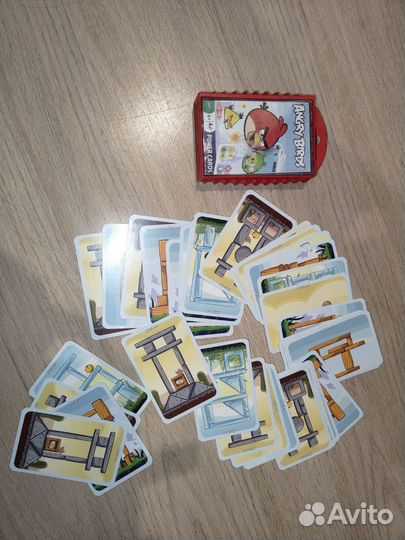 Карточная игра angry birds