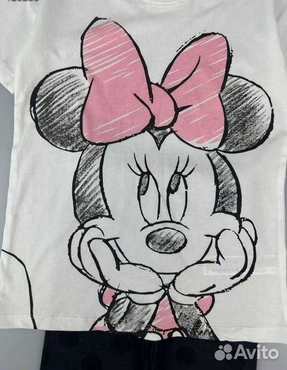 Костюм Зара для девочки футболка шорты