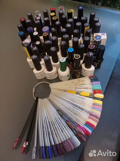 Гель лаки для маникюра набор бу