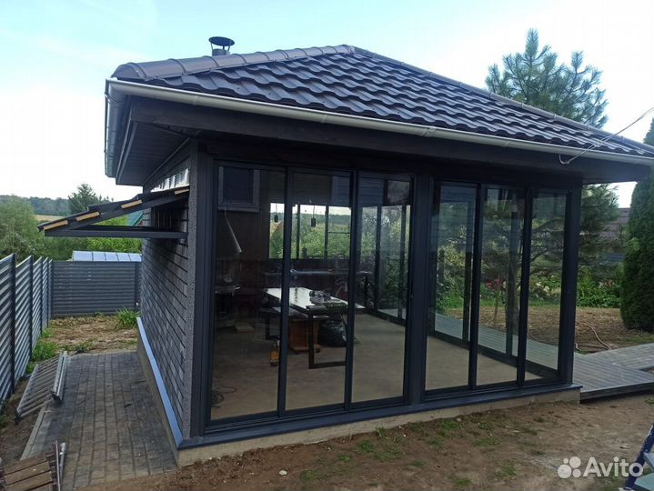 Остекление веранд, террас и беседок