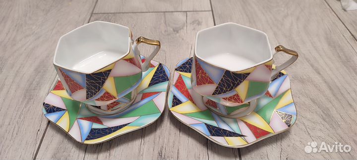 Кофейная пара фарфор
