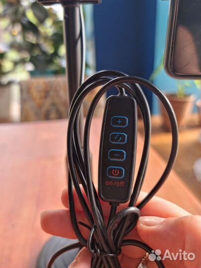 Штатив на 2 телефона + селфилампа